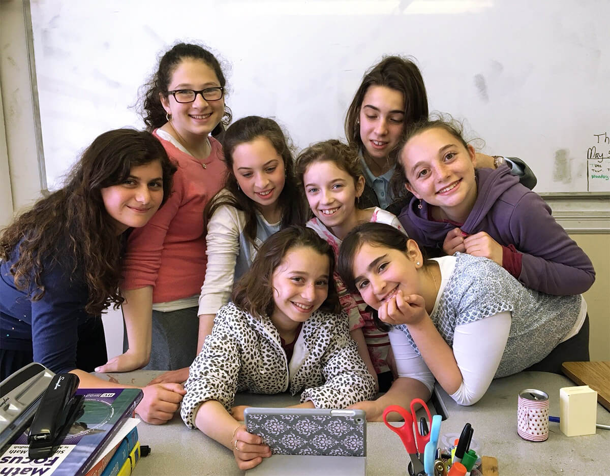 Students at Bais Menachem